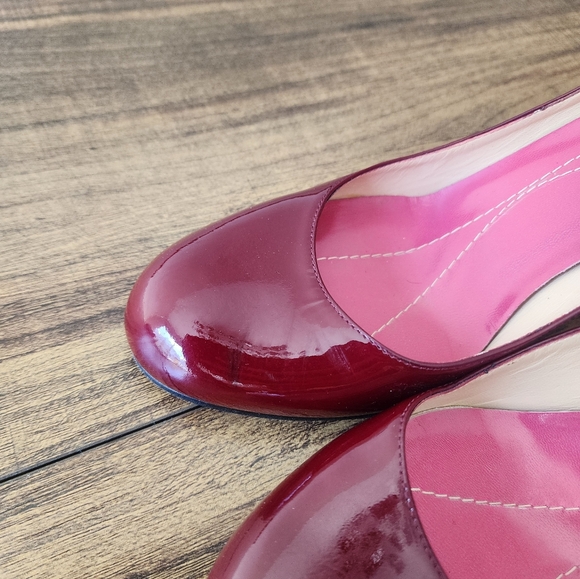 KATE SPADE NEW YORK Women's Red Patent Leather Kameron Pumps Size 9 - Picture 4 of 7